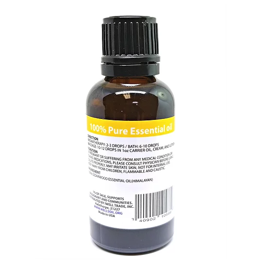 WELL'S ESSENTIAL OIL CEDARWOOD 1OZ