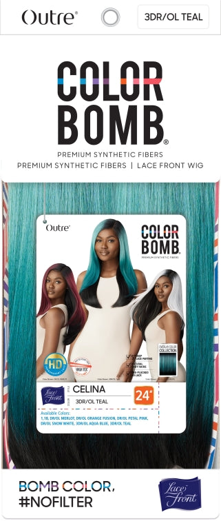 OUTRE COLOR BOMB HD LACE FRONT WIG CELINA