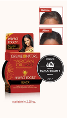 CREME OF NATURE ARGAN OIL PERFECT EDGES BLACK 2.25OZ