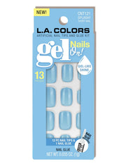 LA COLORS GEL NAILS ON! CNT121W SPLASHY