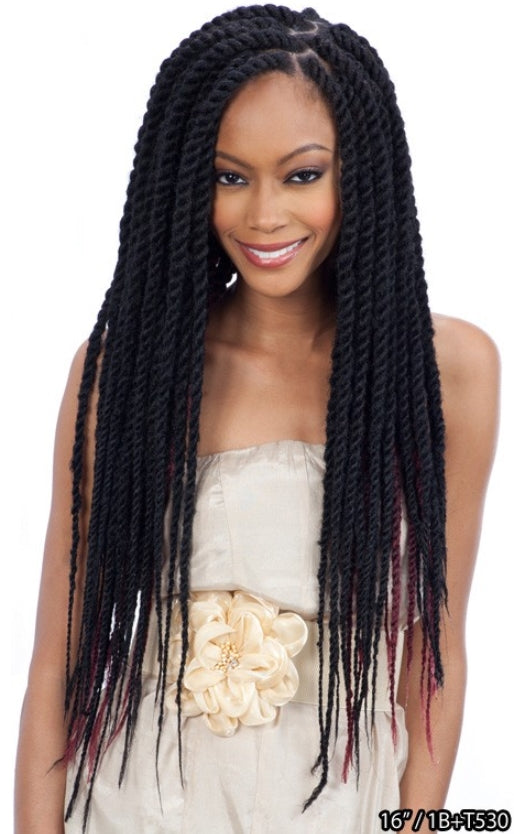 Freetress Equal Synthetic Braid Double Strand Style Cuban Twist Braid 16"