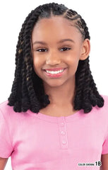 MODEL MODEL GLANCE BRAID 4X KID'S SOFT CUBAN TWIST 12"