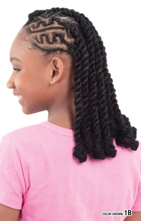 MODEL MODEL GLANCE BRAID 4X KID'S SOFT CUBAN TWIST 12"