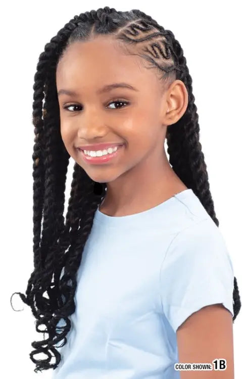 MODEL MODEL GLANCE BRAID 4X KID'S SOFT CUBAN TWIST 12"