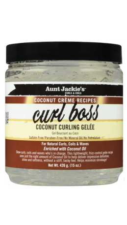 AUNT JACKIE'S COCONUT CREME RECIPES CURL BOSS COCONUT CURLING GELEE 15OZ