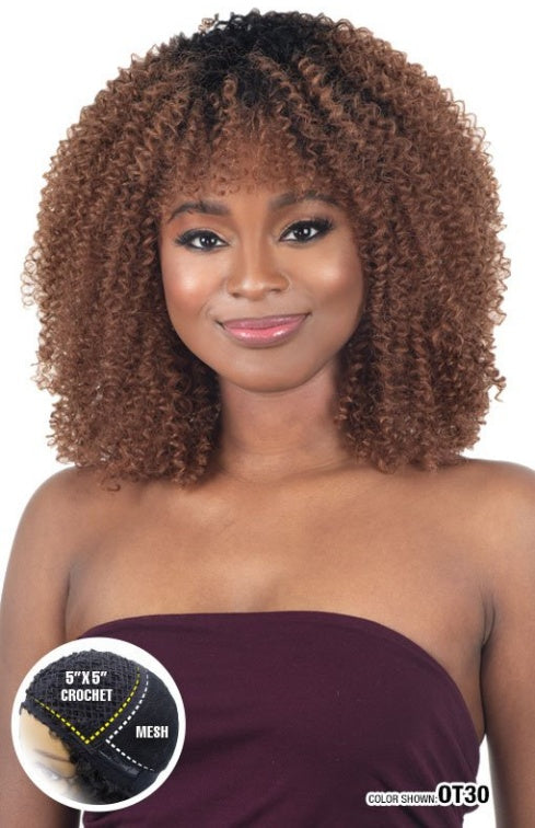 SHAKE N GO FREETRESS EQUAL SYNTHETIC CURLIFIED 5X5 CROCHET WIG CURL CRUSH