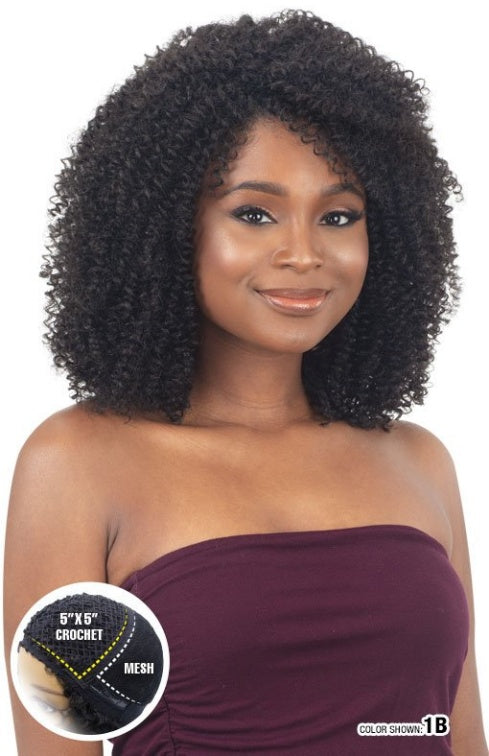 SHAKE N GO FREETRESS EQUAL SYNTHETIC CURLIFIED 5X5 CROCHET WIG CURL CRUSH