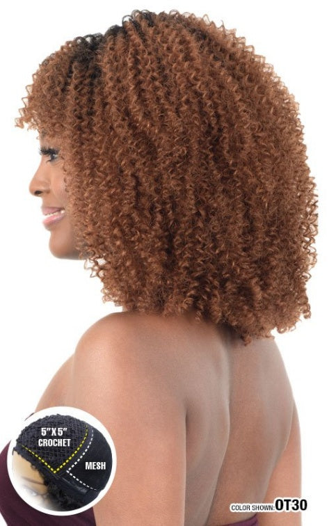 SHAKE N GO FREETRESS EQUAL SYNTHETIC CURLIFIED 5X5 CROCHET WIG CURL CRUSH