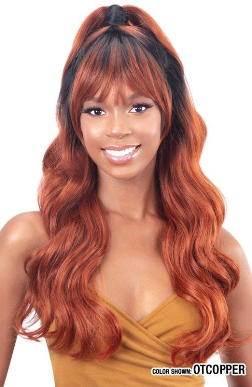 MODEL MODEL SYNTHETIC HALF-UP HD LACE FRONT WIG CUTIE