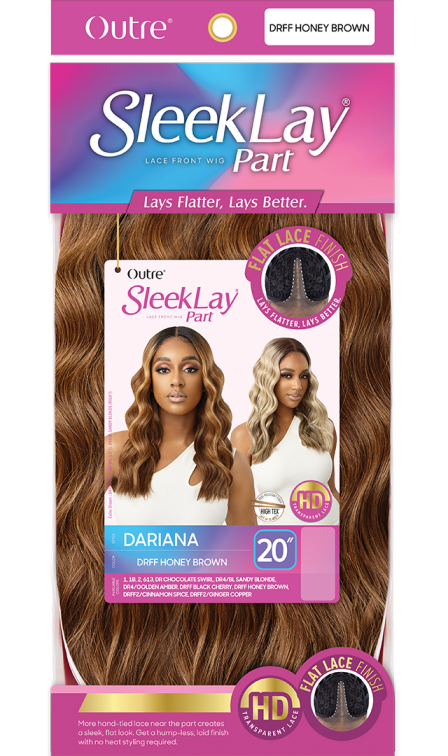 OUTRE SLEEKLAY FLAT LACE FINISH HD LACE WIG DARIANA