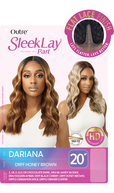 OUTRE SLEEKLAY FLAT LACE FINISH HD LACE WIG DARIANA