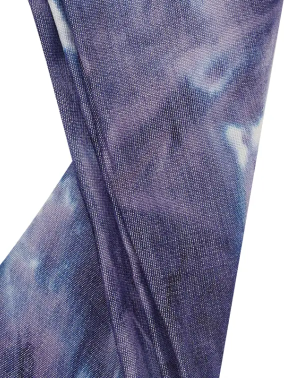 Ms. REMI DENIM SILKY WRAP SCARF 60" LONG