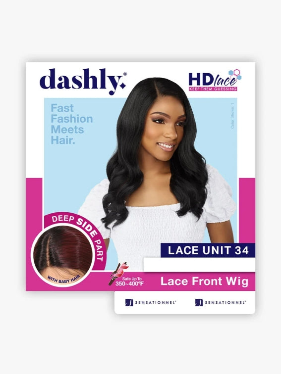 SENSATIONNEL DASHLY HD LACE FRONT WIG UNIT 34