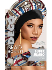 Ms. REMI DECO BRAID BONNET SUPER JUMBO (ASSORTED COLORS)