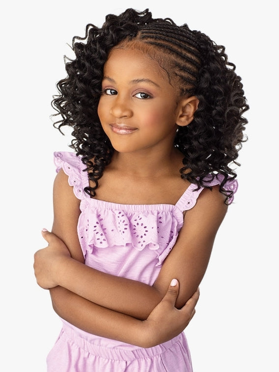 SENSATIONNEL LULU MINI KIDS 2X CROCHET BRAID DEEP WAVE 10