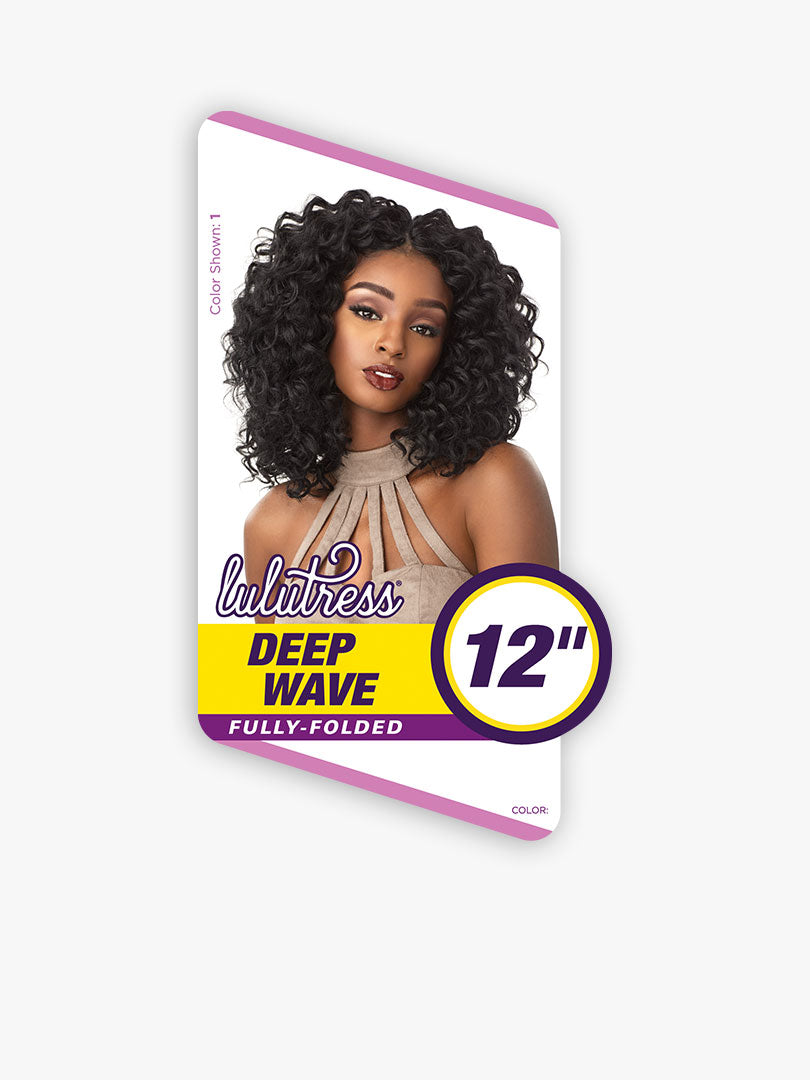 SENSATIONNEL LULUTRESS CROCHET BRAID DEEP WAVE 12"