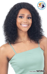 NAKED NATURE 100% HUMAN HAIR WET & WAVY LACE PART WIG DEEP WAVE 18