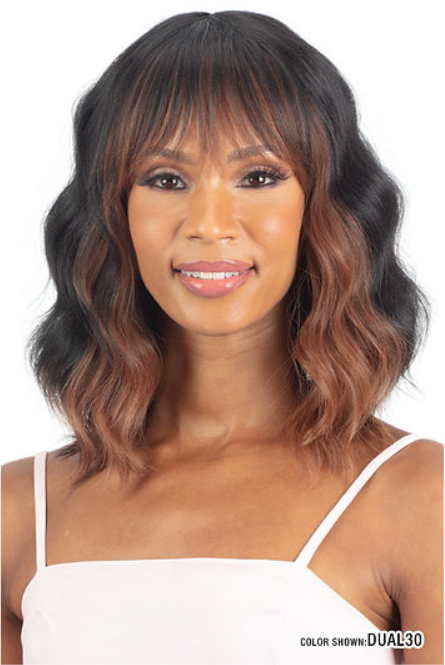 MAYDE BEAUTY 100% HUMAN HAIR BLEND WIG MOCHA DELIGHT