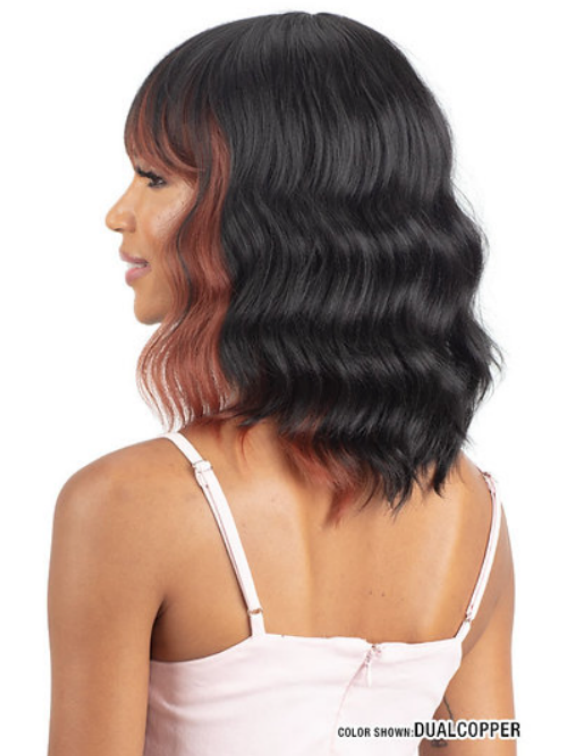 MAYDE BEAUTY 100% HUMAN HAIR BLEND WIG MOCHA DELIGHT