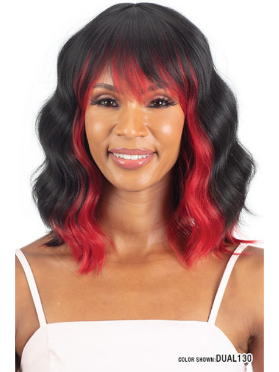 MAYDE BEAUTY 100% HUMAN HAIR BLEND WIG MOCHA DELIGHT