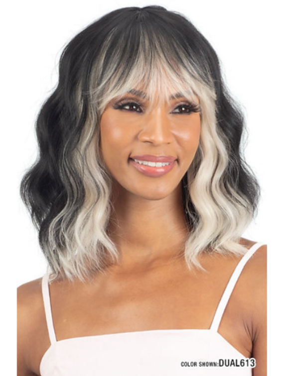 MAYDE BEAUTY 100% HUMAN HAIR BLEND WIG MOCHA DELIGHT