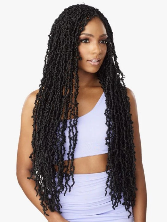 SENSATIONNEL LULUTRESS CROCHET BRAID 3X TWISTED DISTRESSED LOCS 26