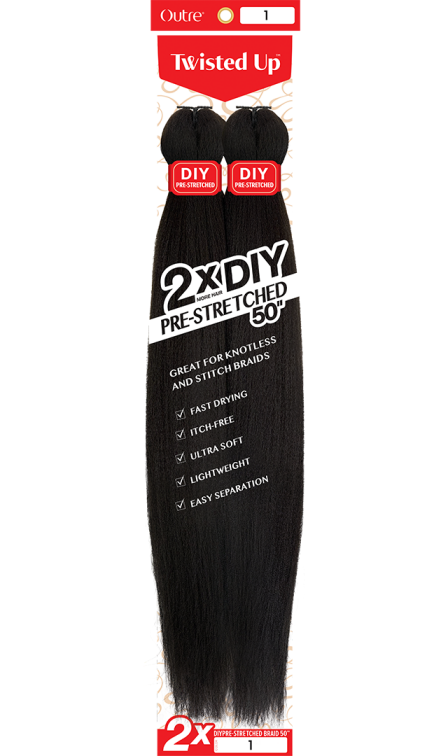 OUTRE X-PRESSION TWISTED UP DIY PRE-STRETCHED BRAID 2X 50"