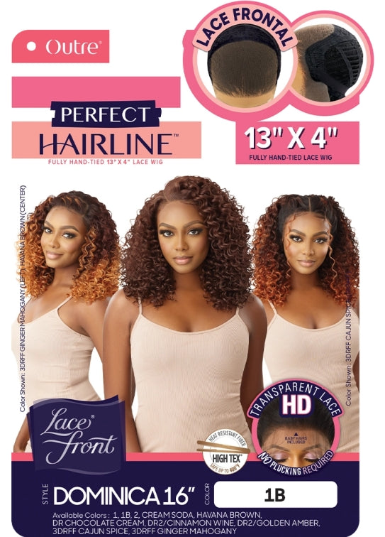 OUTRE PERFECT HAIRLINE 13X4 LACE FRONT WIG DOMINICA 16"