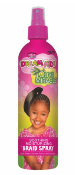 AFRICAN PRIDE DREAM KIDS OLIVE MIRACLE BRAID SPRAY 12OZ