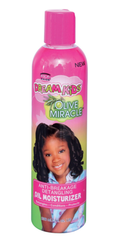 AFRICAN PRIDE DREAM KIDS OLIVE MIRACLE ANTI-BREAKAGE DETANGLING OIL MOISTURIZER 8OZ