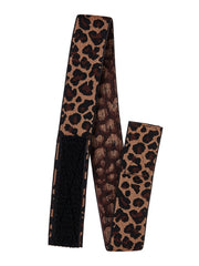 RED BY KISS VELCRO FASTENING FASHION EDGE BAND LEOPARD