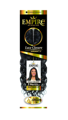 SENSATIONNEL HUMAN HAIR WEAVE EMPIRE LACE CLOSURE DEEP WAVE 12"