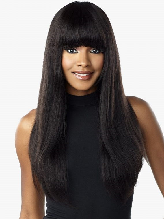 SENSATIONNEL 100% HUMAN HAIR EMPIRE CLIP-IN CHINA BANGS