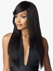 SENSATIONNEL 100% HUMAN HAIR EMPIRE CLIP-IN SIDE SWEPT BANGS