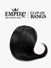 SENSATIONNEL 100% HUMAN HAIR EMPIRE CLIP-IN SIDE SWEPT BANGS