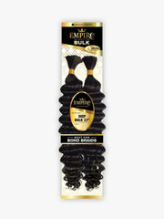 SENSATIONNEL 100% HUMAN HAIR BRAIDS EMPIRE DEEP BULK 22"