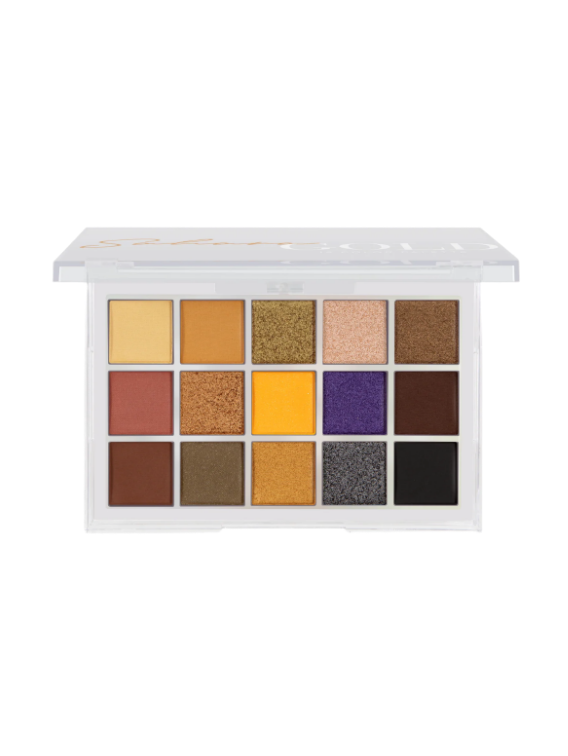 NICKA K NEW YORK FIFTEEN COLOR PALETTE SAHARA GOLD