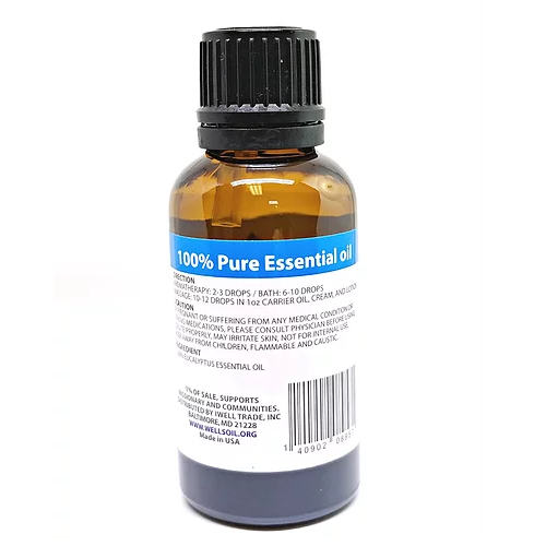 WELL'S ESSENTIAL OIL EUCALYPTUS 1OZ