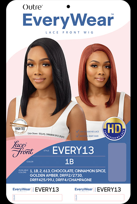 OUTRE SYNTHETIC EVERYWEAR HD LACE FRONT WIG EVERY 13