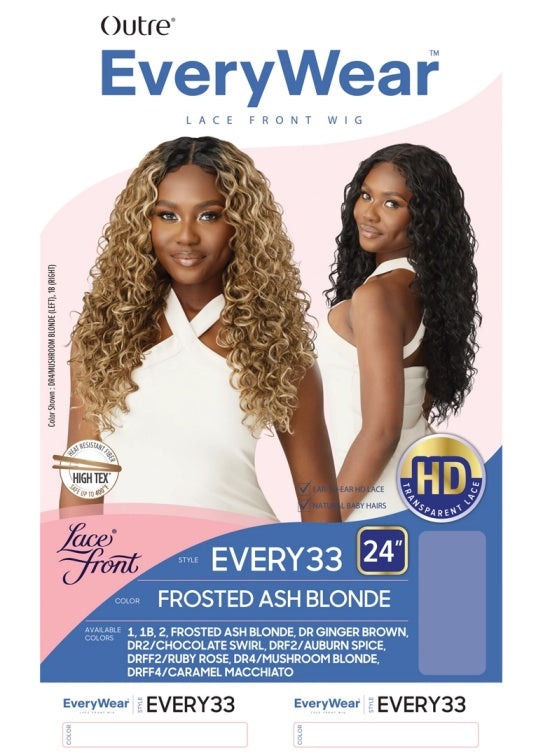 OUTRE SYNTHETIC EVERYWEAR HD LACE FRONT WIG EVERY 33