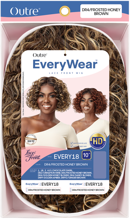 OUTRE SYNTHETIC EVERYWEAR HD LACE FRONT WIG EVERY 18