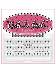 Ooh La Lash INDIVIDUAL KNOT FREE FALRE SHORT BLACK