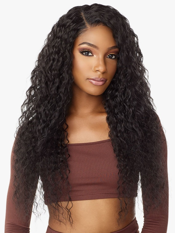 SENSATIONNEL CLOUD9 WHAT LACE HUMAN HAIR BLEND 13X6 HD LACE WIG EZRA 28