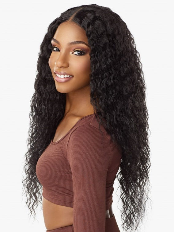 SENSATIONNEL CLOUD9 WHAT LACE HUMAN HAIR BLEND 13X6 HD LACE WIG EZRA 28