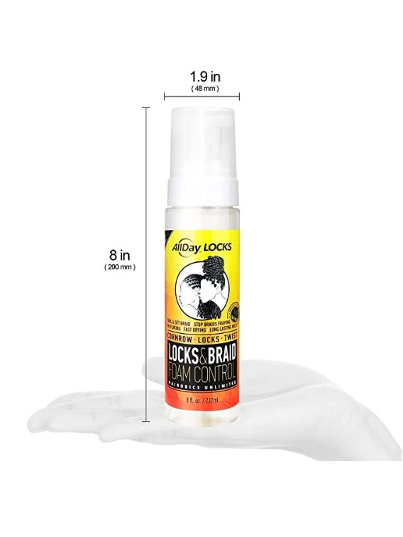 AllDay LOCKS LOCKS & BRAID FOAM CONTROL 8OZ