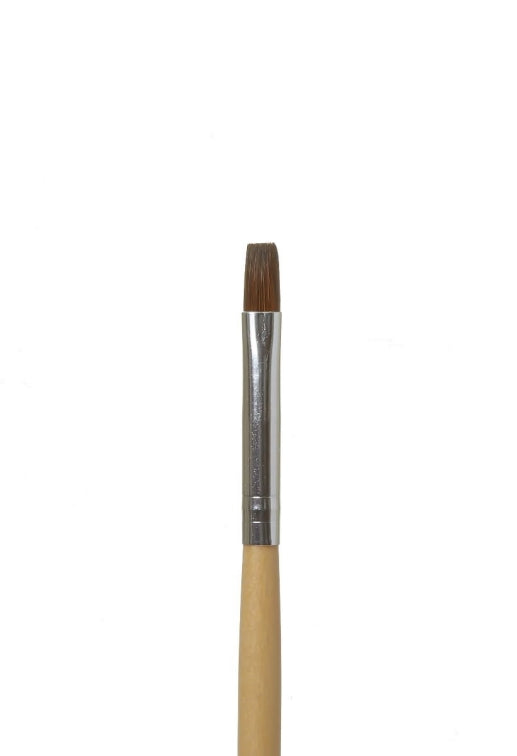 GOLD FINGER FLAT ACRYLIC BRUSH #4