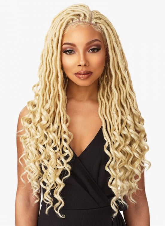 SENSATIONNEL CLOUD9 4X4 PART SWISS LACE WIG GODDESS LOCS