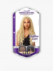 SENSATIONNEL CLOUD9 4X4 PART SWISS LACE WIG GODDESS LOCS