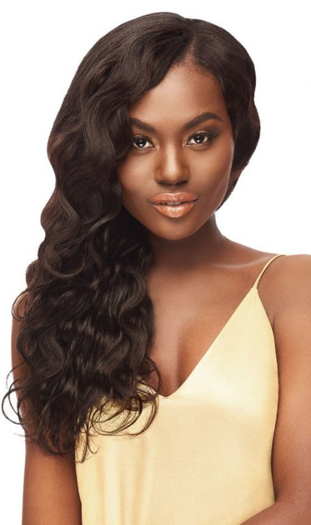 OUTRE MYTRESSES GOLD LABEL ALL IN ONE BUNDLE DEAL NATURAL BODY +13X4 HD LACE FRONTAL