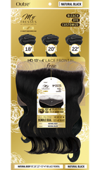 OUTRE MYTRESSES GOLD LABEL ALL IN ONE BUNDLE DEAL NATURAL BODY +13X4 HD LACE FRONTAL